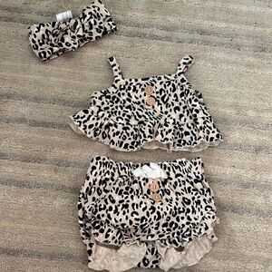 Leopard Baby Outfit